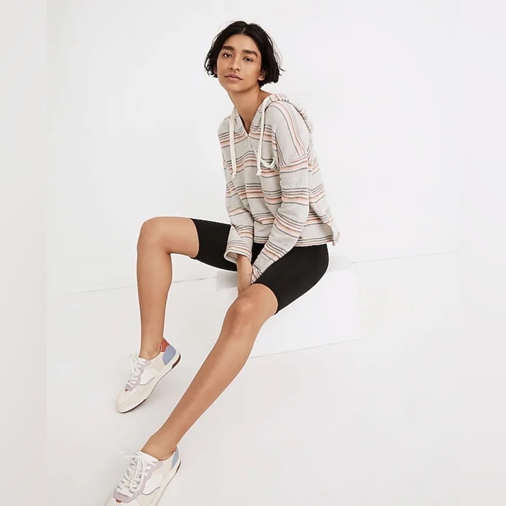 Madewell MWL Knit High-Rise 9" Biker Shorts